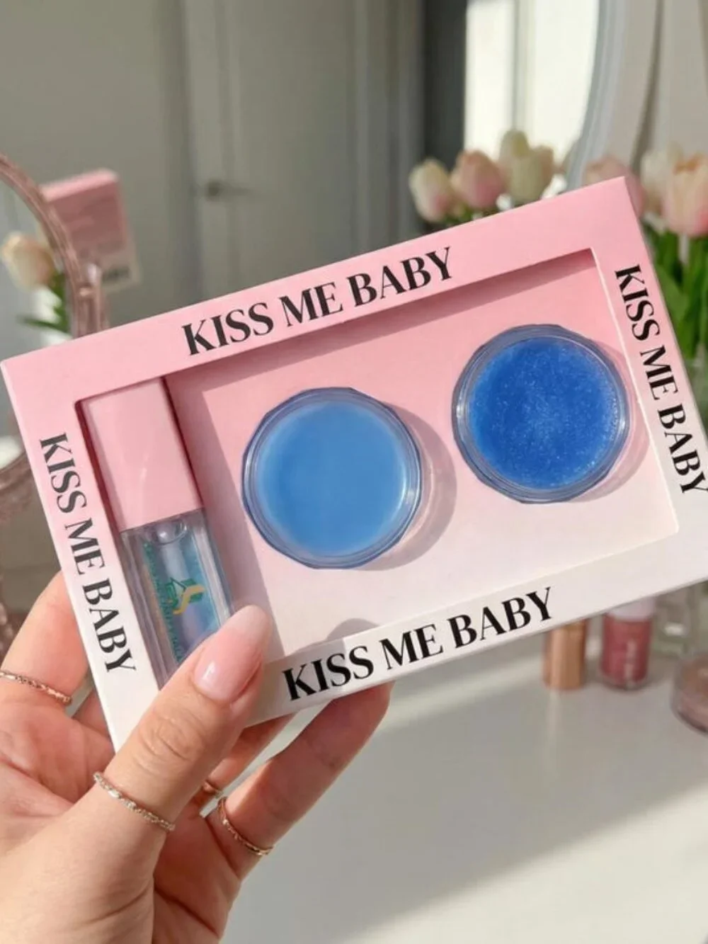 Blueberry 3-in-1 Lip Mask, Balm & Oil Gift Set